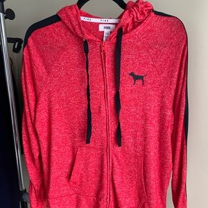 PINK full zip hoodie